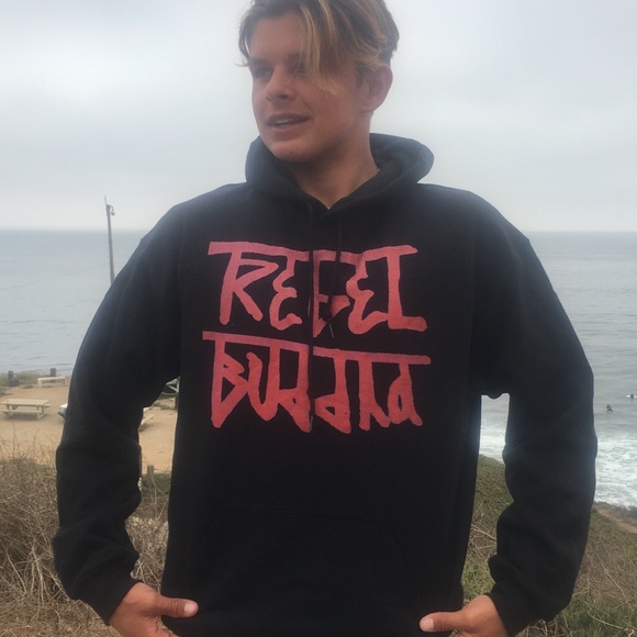 Rebel Buddha black hoodie - Picture 2 of 5